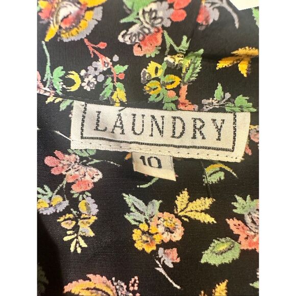 Laundry by Shelli Segal Vintage 90’s floral midi dress, size 10 - Picture 2 of 5